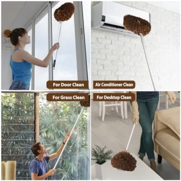 Ceiling Fan Cleaner Duster Adjustable Reach 13 to 50 Inch
