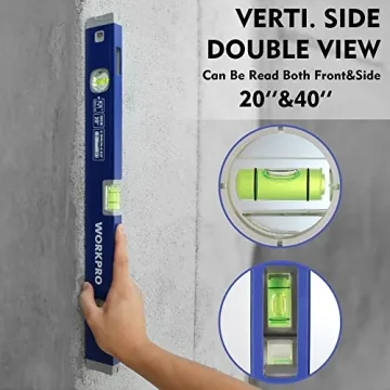 WORKPRO 3-Piece Spirit Level Set - Precision Measuring Tools