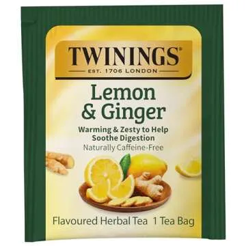 Twinings Nightly Calm Herbal Tea Individually Wrapped Bags, 20 Count (Pack of 6), Spearmint & Lemongrass, Naturally Caffeine-Free, Enjoy Hot or Iced | Packaging May Vary