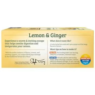 Twinings Nightly Calm Herbal Tea Individually Wrapped Bags, 20 Count (Pack of 6), Spearmint & Lemongrass, Naturally Caffeine-Free, Enjoy Hot or Iced | Packaging May Vary