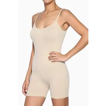 TheMogan Seamless Bodysuit for Women - Comfortable Fit