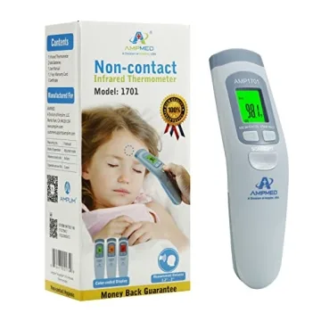 Amplim Non-Contact Forehead Thermometer for Accurate Readings