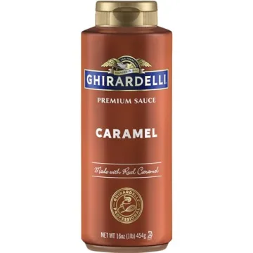 Ghirardelli Caramel Sauce 16 oz Pack of 2 for Desserts