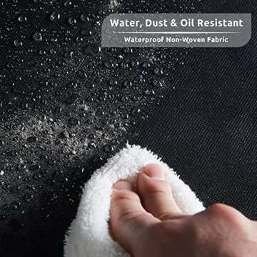 YOUDENOVA 10 Tiers Shoe Rack, 50 Pairs Large Shoe Rack Organizer, Space Saving Shoe Shelf, Non-Woven Fabric Shoe Storage Cabinet, Grey