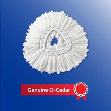 O-Cedar EasyWring Spin Mop Head Replacement Pack of 3 | Machine Washable & Reusable