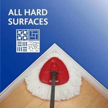 O-Cedar EasyWring Mop Head Refill Pack of 3 | Eco-Friendly