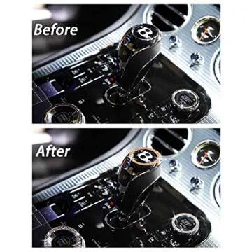 Rhinestone Car Bling Ring Sticker, Bling Car Accessories, Push to Start Button Start Engine Ring 1 Pcs(Black)