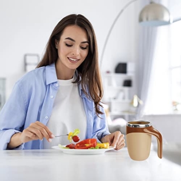 Automatic Magnetic Stirring Coffee Mug for Effortless Mixing
