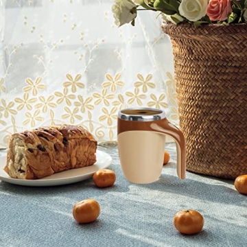 Automatic Magnetic Stirring Coffee Mug for Effortless Mixing