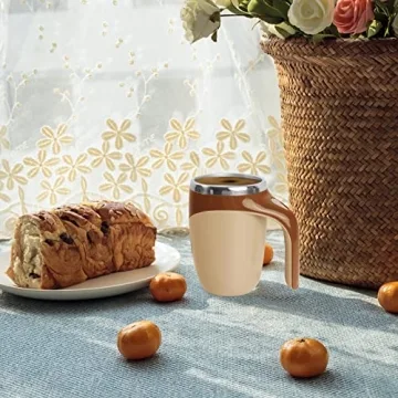 Automatic Magnetic Stirring Coffee Mug for Effortless Mixing