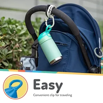 Nuby No Spill Reflex Stainless Steel Travel Cup for Kids