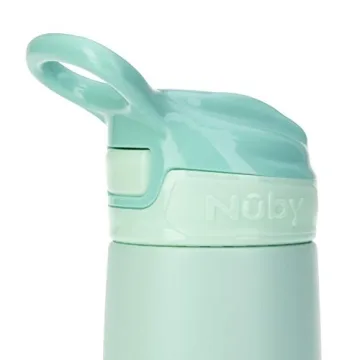 Nuby No Spill Reflex Stainless Steel Travel Cup for Kids