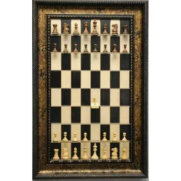 Black Maple Chess Set with Sheesham Wood Pieces