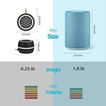 FIYAPOO Mini Portable Speaker for Mobile Devices - 3W