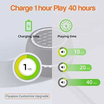 FIYAPOO Mini Portable Speaker for Mobile Devices - 3W