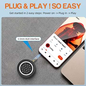 FIYAPOO Mini Portable Speaker for Mobile Devices - 3W