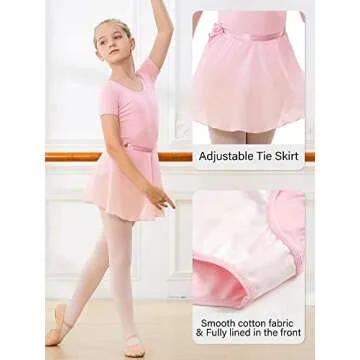 Stelle Girls Ballet Leotard Outfit Combo with Skirt & Tights