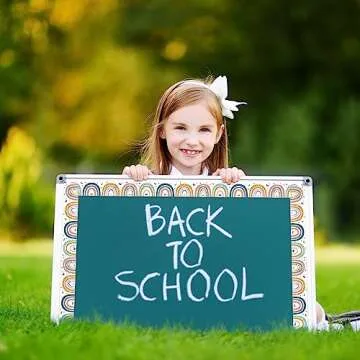 Colorful 36ft Boho Rainbow Bulletin Board Borders for Classrooms