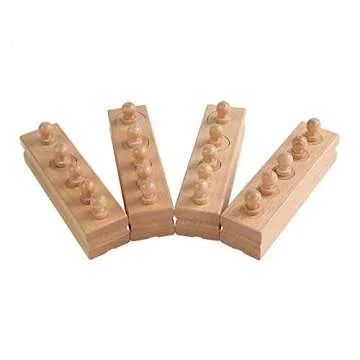 Adena Montessori Mini Cylinder Block Set for Toddlers