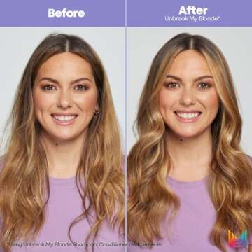 Matrix Unbreak My Blonde Strengthening Conditioner | Repairs and Adds Softness and Shine | For Damaged, Lightened and Over Processed Hair | Sulfate-Free |Packaging May Vary | 10.1 Fl. Oz. | Vegan