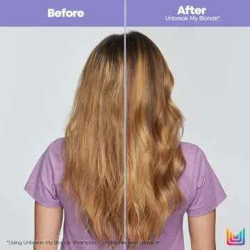 Matrix Unbreak My Blonde Strengthening Conditioner | Repairs and Adds Softness and Shine | For Damaged, Lightened and Over Processed Hair | Sulfate-Free |Packaging May Vary | 10.1 Fl. Oz. | Vegan