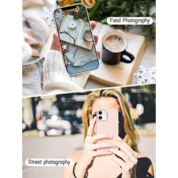 Ownest Compatible for iPhone 12 Case and iPhone 12 Pro Case 6.1 Inch with Silicone Shockproof Protec...