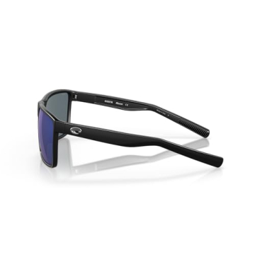 Costa Del Mar Sunglasses - Matte Black Frame, Blue Lens