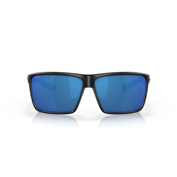 Costa Del Mar Sunglasses - Matte Black Frame, Blue Lens