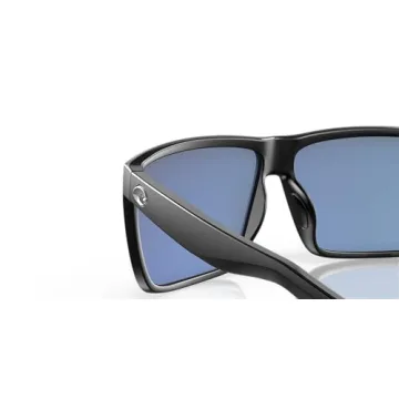 Costa Del Mar Sunglasses - Matte Black Frame, Blue Lens