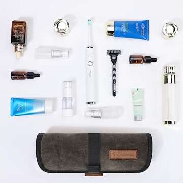 Travel Essentials Toiletry Bag: Compact Roll Organizer for Hygienic Travel