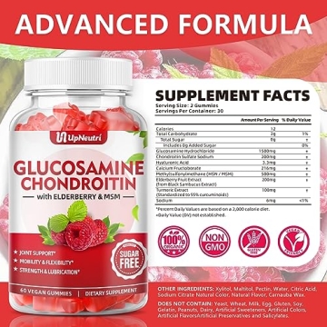 UPNEUTRI Sugar Free Joint Support Gummies for All Ages