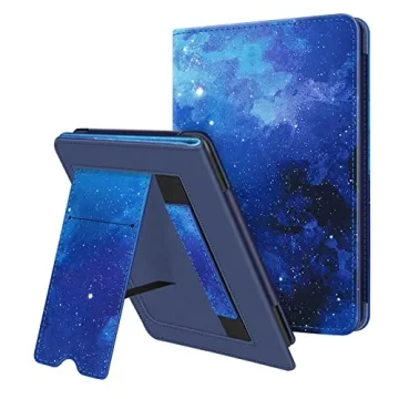 Fintie Kindle Paperwhite Stand Case - Premium Leather Cover with Hand Strap & Card Slot