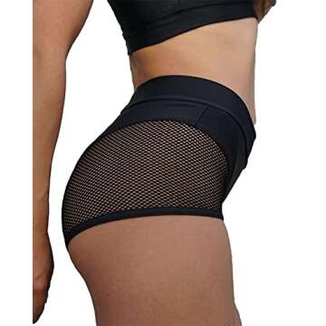 BZB Women's Cut Out Yoga Shorts Scrunch Booty Hot Pants High Waist Gym Workout Active Butt Lifting Sports Leggings