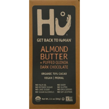 Hu Kitchen Almond Butter & Puffed Quinoa Chocolate Bar
