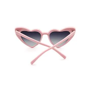 ZYApril Heart Shaped Sunglasses - Stylish UV Protection