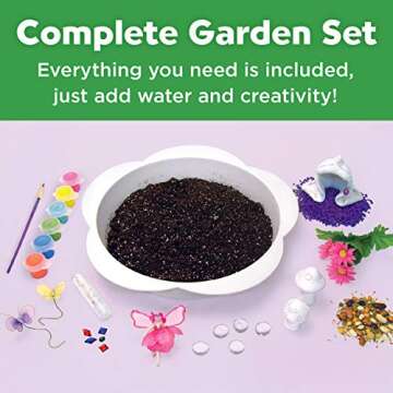 Creativity for Kids Enchanted Fairy Garden Craft Kit - Fairy Crafts for Kids