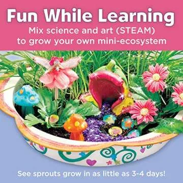 Creativity for Kids Enchanted Fairy Garden Craft Kit - Fairy Crafts for Kids