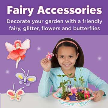 Creativity for Kids Enchanted Fairy Garden Craft Kit - Fairy Crafts for Kids