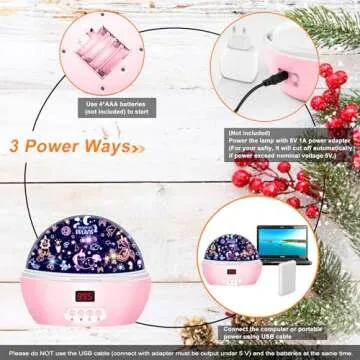 MOKOQI Kid Night Lights Projector for Kids with Timer Baby Star Projector Nightlight for Bedroom, Birthday Gifts for Boys Girls Age 3-10