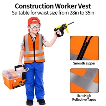 Deejoy Kids Tool Set with Toy Drill & Toolbox