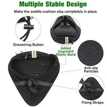 Zacro Bike Seat Cushion for Ultimate Cycling Comfort