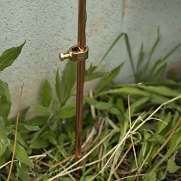 THE CIMPLE CO Grounding Clamp - Direct Burial - with Screws - 3/8 Inch Cold Water Pipe, Electrical Bonding - UL Listed - Antenna, Satellite Dish, Cable TV - 1 Pack