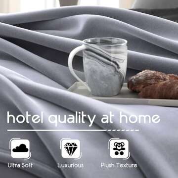 Vellux 1B07046 Original Insulating Core Hotel Style Solid blanket Machine Washable Soft Cozy Warm Pet Friendly Bed Sofa Blankets, King, Grey