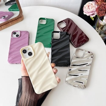 Caseative for iPhone 14 Case with Elegant Water Ripple Design