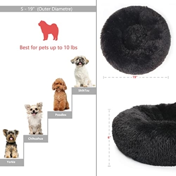 Comfortable Nononfish Puppy Bed for Small Dogs 19"