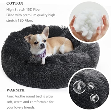 Comfortable Nononfish Puppy Bed for Small Dogs 19"