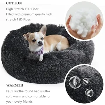 Comfortable Nononfish Puppy Bed for Small Dogs 19"