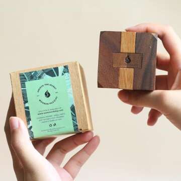 Hidden Passage: Wooden Puzzle 3D Brain Teaser Puzzle STEM Skill Builder Interlocking Game Educational Problem Solving Game for Adults Stocking Filler Unique Handmade Mechanical Puzzle