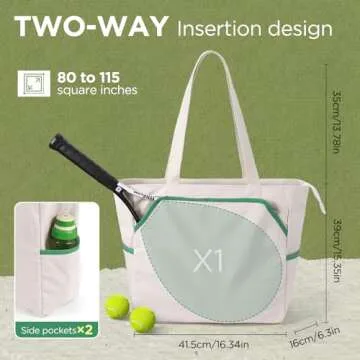 Versatile SMRITI Tennis Tote Bag for Sports & Travel