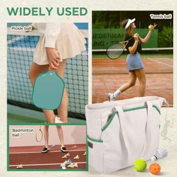 Versatile SMRITI Tennis Tote Bag for Sports & Travel